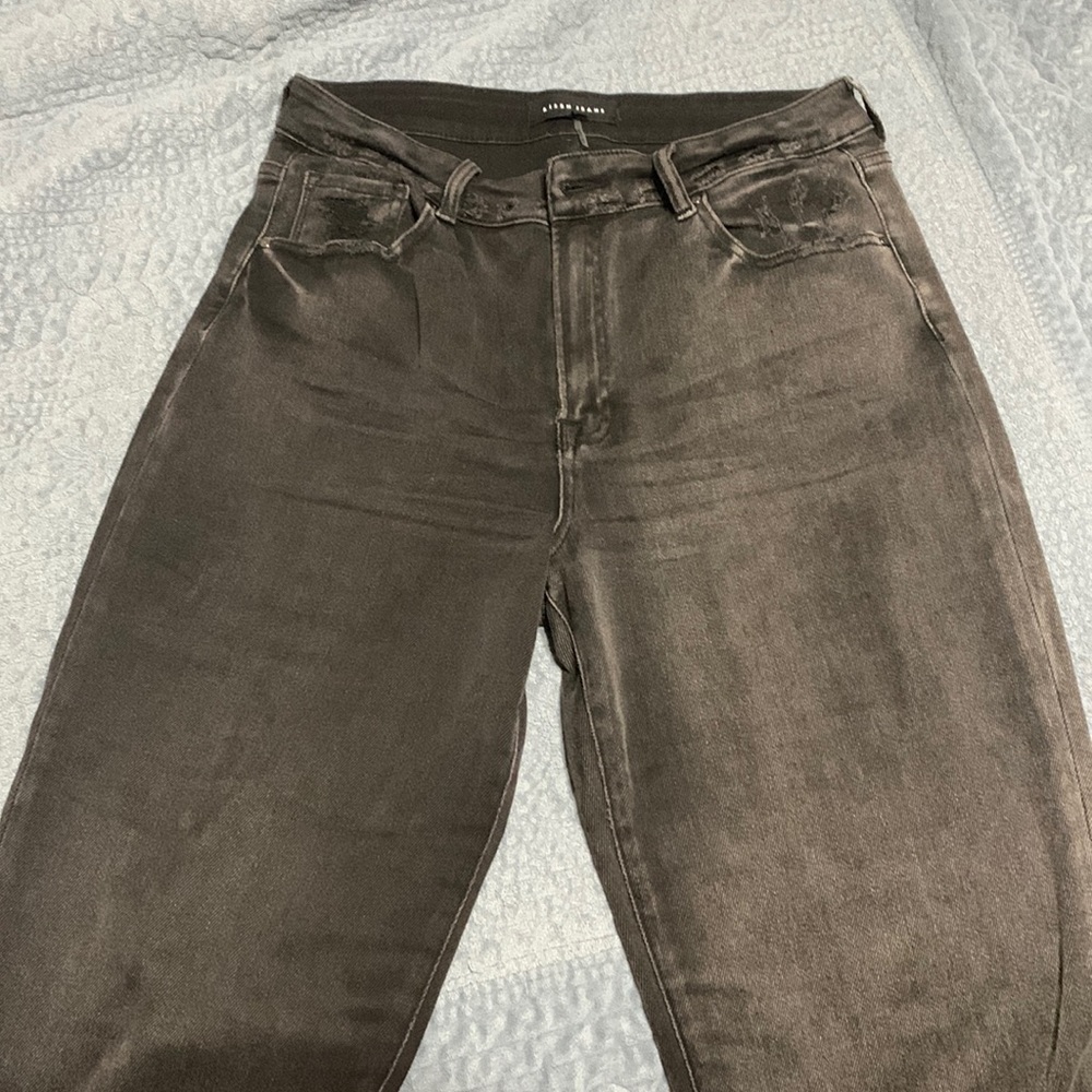 Risen two-tone Girlfriend Jeans